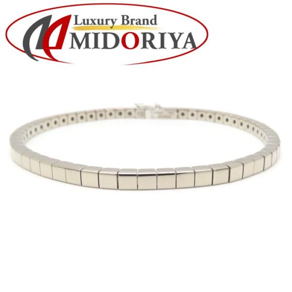 ネイビーカルティエ　ラブブレス　16 ホワイトゴールド　オープン　バングル Cartier（カルティエ） ラニエール ブレスレット #16 K18WG ホワイト