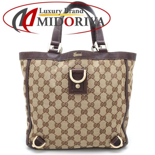 GUCCI（グッチ） アビー 130739 トートバッグ GGキャンバスxレザー