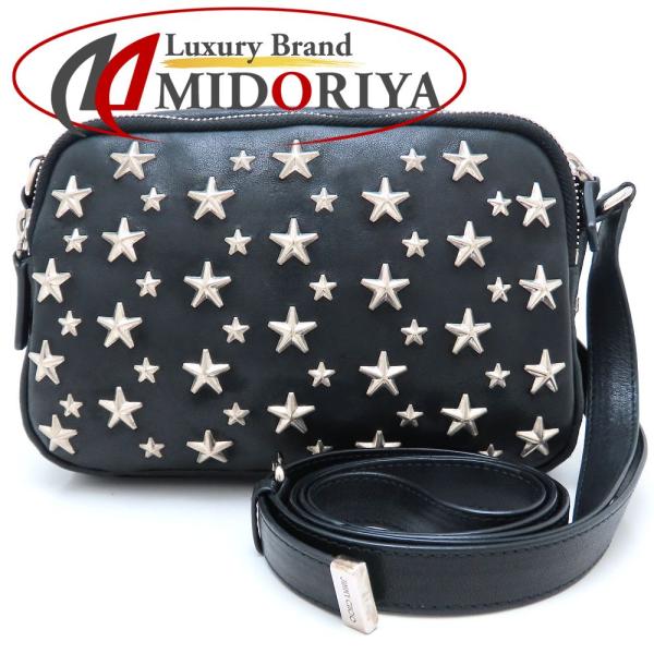 JIMMY CHOO（ジミーチュウ） スタースタッズ ショルダーバッグ レザー