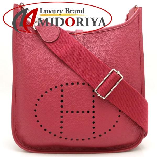 エルメス HERMES エブリン 3 PM レッド トリヨンクレマンス □R刻印 2014年製 美品  ショルダーバッグ バッグ HERMES（エルメス） エブリン エヴリン3 PM ショルダーバッグ □R刻印
