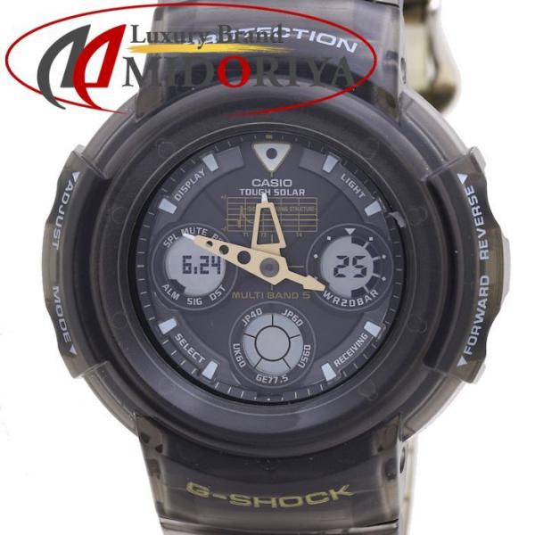 25周年G-SHOCK！ AWG-525D-8AJF オーシャングレー 美中古品 phasemidoriya78_37828