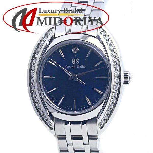 SEIKO セイコー グランドセイコー ヘリテージコレクション STGF347 4J51-0AR0 深紫（コムラサキ）ベゼルダイヤモンド【磨き済/電池交換済】【中古】腕時計 レディース ステンレススチール /40264 SEIKO セイコー グランドセイコー ヘリテージ ダイヤ STGF347 4J51