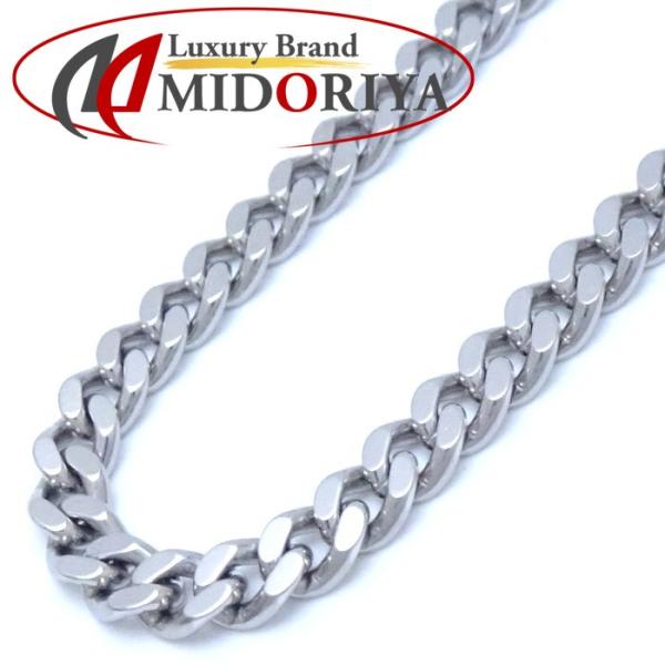 喜平ネックレス Pt850プラチナ 2面 シングル 50.5cm 30.2g/75562【中古  