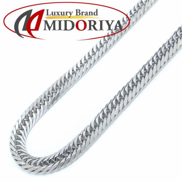 喜平ネックレス Pt900プラチナ メンズ 8面 トリプル 60cm 36.6g/76313