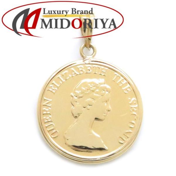 ゴールド/金貨風/1985年/ケネディ/エリザベス2世/総重量4.7g/K18