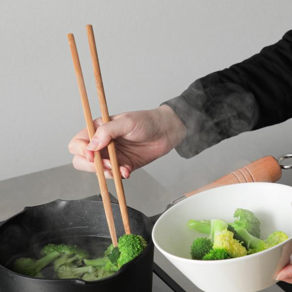 菜箸 竹 日本製 長め 三角 SUNAO 日本製