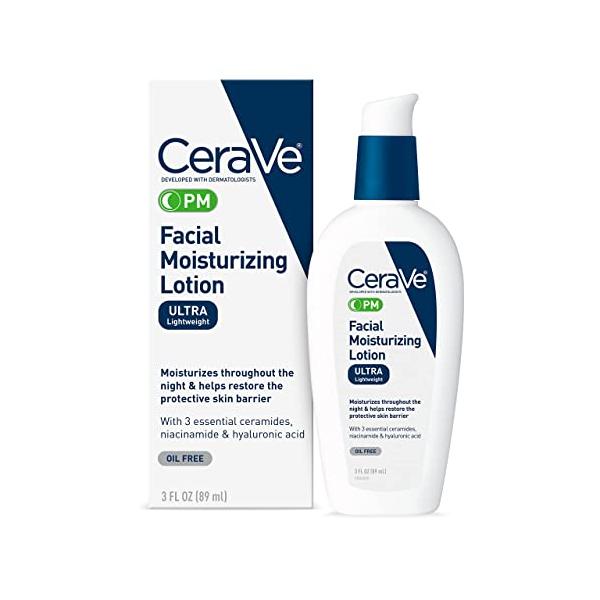 CeraVe Facial Moisturizing Lotion PM (3 oz) 89ミリリットル (x 1)