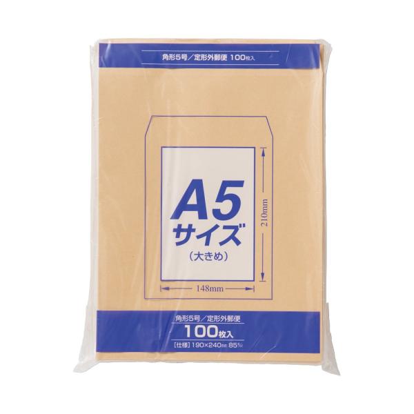 他サイト： マルアイ 封筒 A5 角形5号 角5 茶封筒 クラフト封筒 100枚 PK-Z158の商品画像