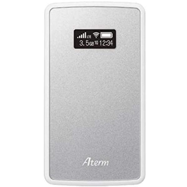 他サイト： NECプラットフォームズ Aterm Wi-Fi モバイルルーター tri band MP02LN SW メタリックシルバー PA-MP02LN-SWの商品画像