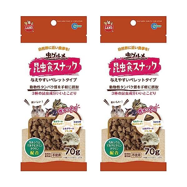 「商品情報」商品の説明●与えやすいペレットタイプ ●動物性タンパク質を手軽に摂取 ●3種の昆虫成分いいとこどり ●カルシウム・マルチビタミン・タウリン配合原材料・成分昆虫粉末(ミルワーム、シルクワーム、コオロギ)、とうもろこし、米、小麦粉、...