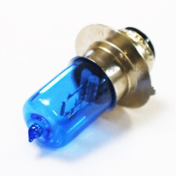 バイク 原付 汎用 ハロゲン ヘッドライト バルブ 球 ショートタイプ P15d-25-1 PH7 12V 35 / 35W 電球色 1個