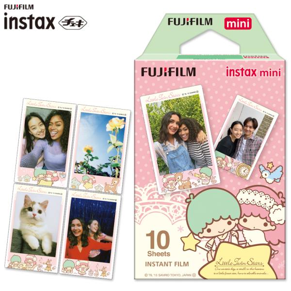 【全国送料無料】instax mini用のインスタントカラーフィルムチェキフイルム INSTAX mini KIKILALA WW 1サンリオ キキ＆ララ大人気のサンリオシリーズ【製品仕様】画面サイズ：6.2cm×4.6cm写真サイズ：8....
