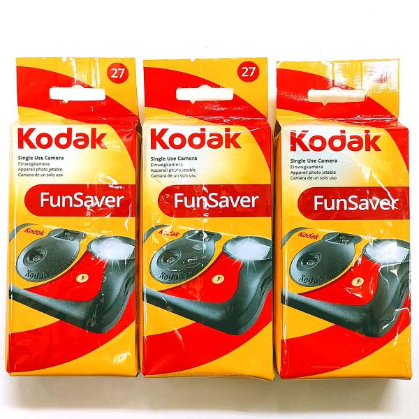 Kodak 【3個】コダック FunSaver 800-27枚撮 フラッシュ付 Kodak 【3個】コダック FunSaver 800-27枚撮 フラッシュ付