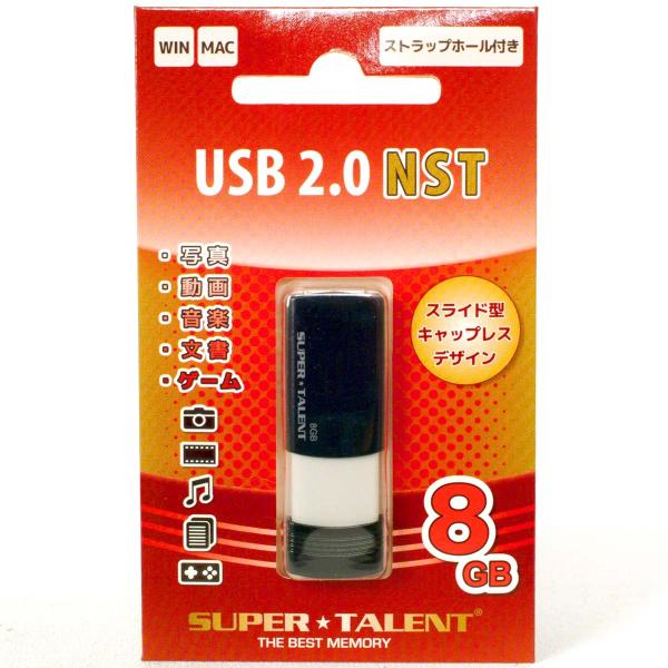 USBy8GBzUSB2.0 NST F ubN X[p[^g ST2U8NSTBWSUPER TALENT A[LTCg Xgbvz[t 4582353583301