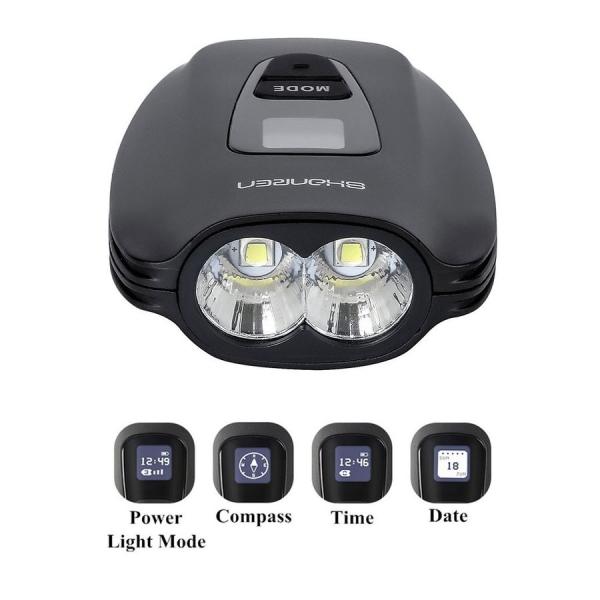 B116 NinoLite ]ԃCg z_[t USB[d LED ϐ 800[ 2400mah 5V CREE XM-L2 LED L@ELfBXvCɎcʕ\