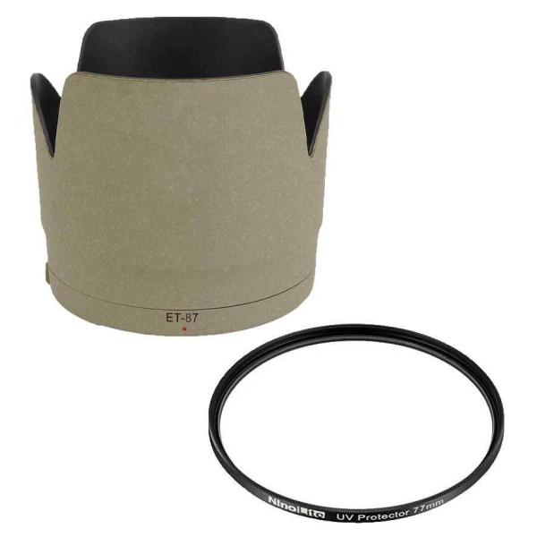2点セット ET-87 互換 レンズフード EF70-200mm F2.8L IS III USM 等