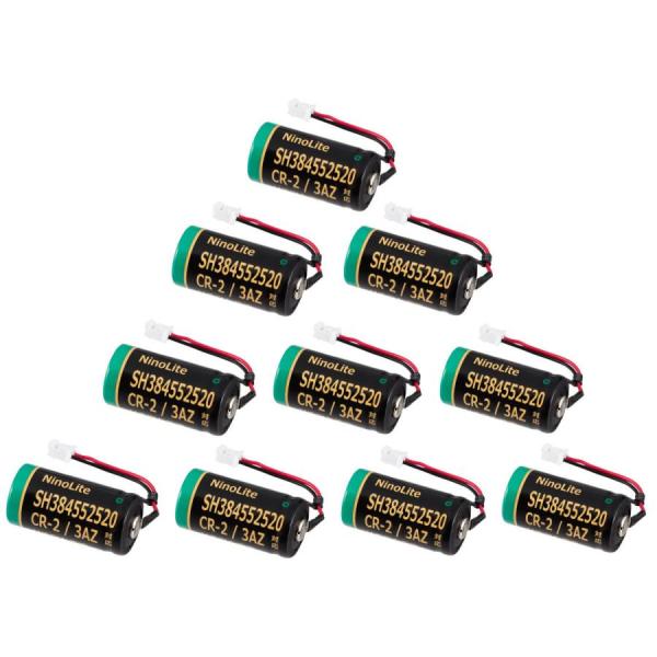 10個セット CR17335E-N-CN3 CR-2/3AZC32P CR17335 WK210 CR17335G-CN9 SH384552520 対応 互換 リチウム電池 住宅用火災警報器用バッテリー 1600mAh大容量