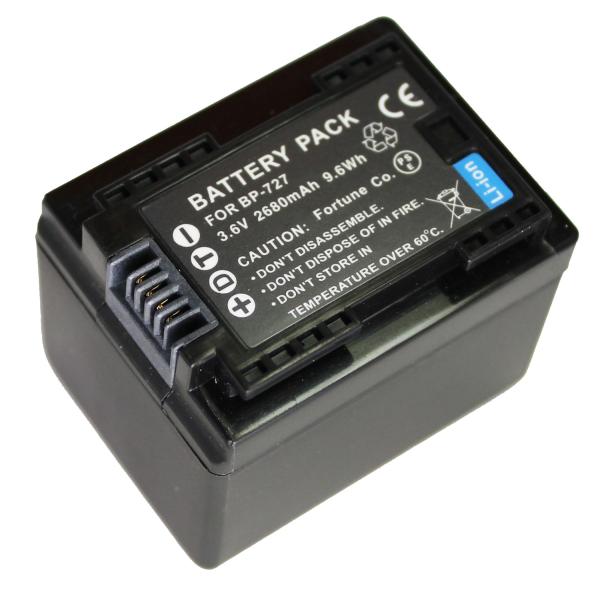 キャノン Canon BP-727 互換バッテリー IVIS HF R42 R32 R31 キャノン Canon BP-727 互換バッテリー IVIS HF R42 R32 R31