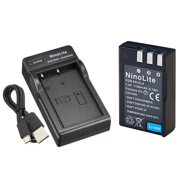 DC15 USB型充電器 MH-23 と ニコンEN-EL9 EN-EL9a 互換