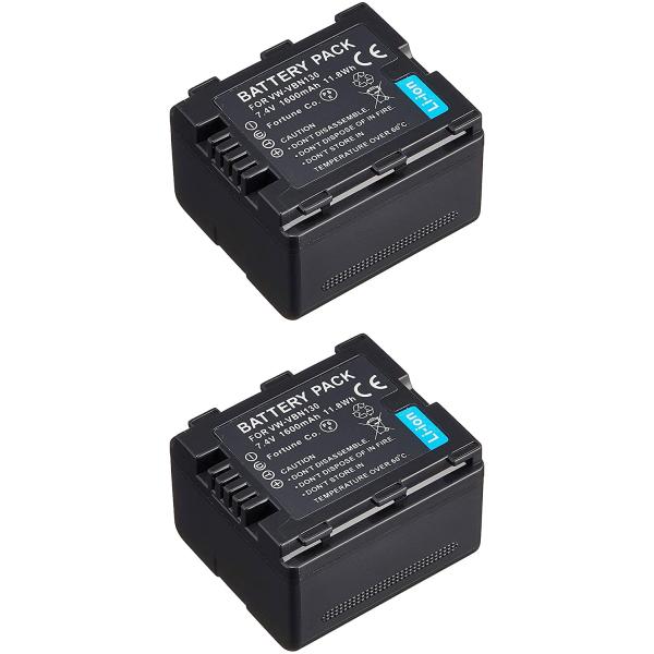 パナソニック Panasonic VW-VBN130 VW-VBN130-K 互換バッテリー 2個