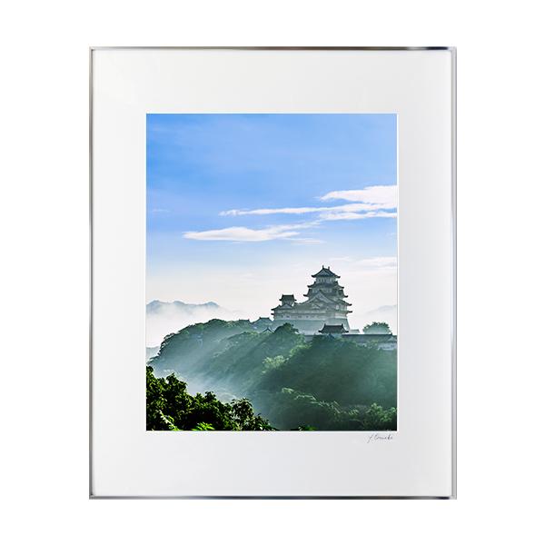 姫路城斜光 全紙　7~14日で発送致します。