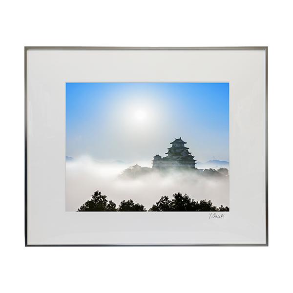 雲上の姫路城 半切　3~10日で発送致します。