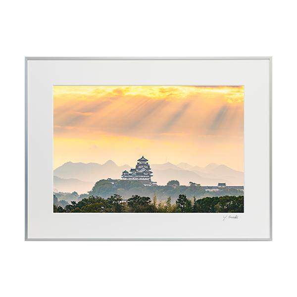 A3ノビ302 光芒と姫路城　3~10日で発送致します。