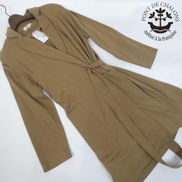 【SALE】 ポンデシャロン Pont de Chalons ストレッチスムース ラップコート PH9614 38サイズ