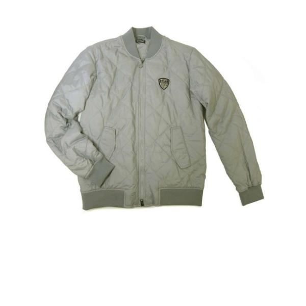 なす　EMPORIO ARMANIアルマーニダークグレー　ジャケット EMPORIO ARMANI アルマーニ ブルゾン ジャケット グレー