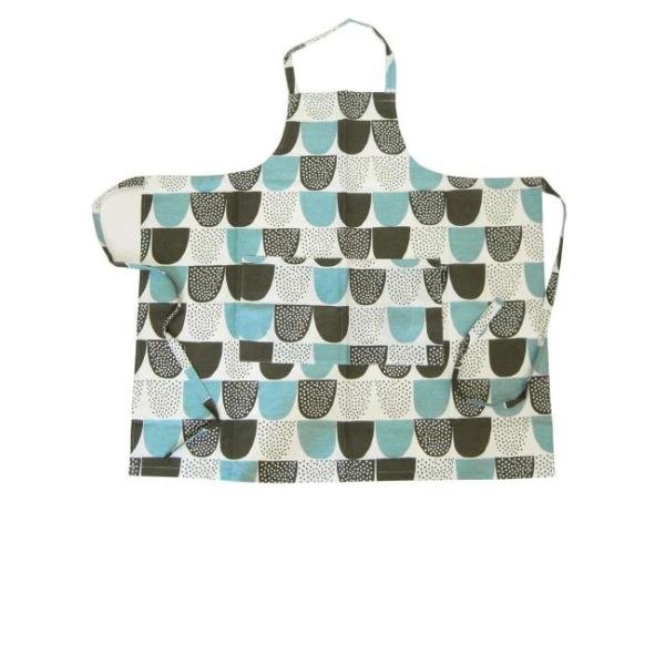  KAUNISTE　SOKERI エプロン ブルー 　ap008