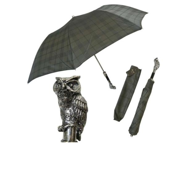 パソッティ ＜訳あり・アウトレット＞かさ 折り畳み メンズ 傘 グレー