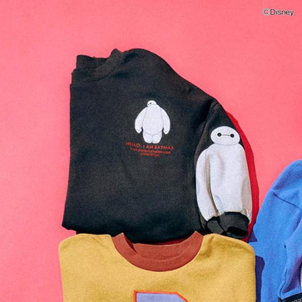 F.O.KIDS ベイマックス トレーナー 男の子 女の子 3柄 綿100% ゆったりシルエット 裏毛 スウェット キッズ ベビー 子供服 ディズニー エフオーキッズ R111026
