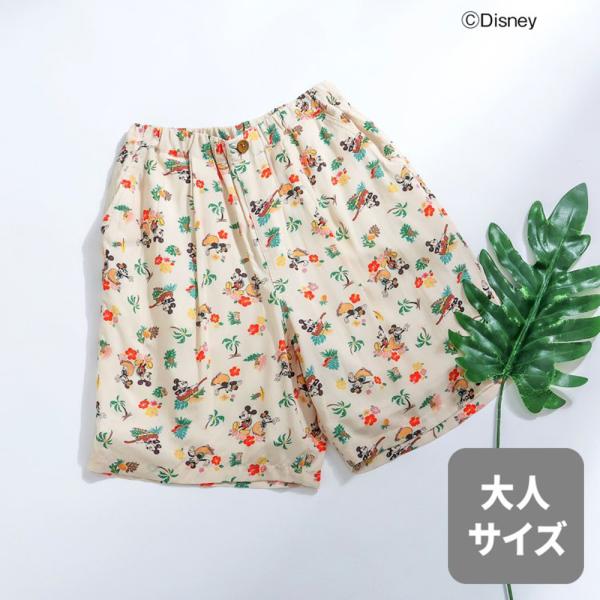 Disney Sport ミッキーマウス柄ショートパンツ 日本製マンシングウェア F.O.KIDS（エフオーキッズ） アロハショーツ ディズニーコラボ