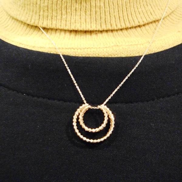 K18イエローゴールド ミラーカット 5WAYペンダントネックレス