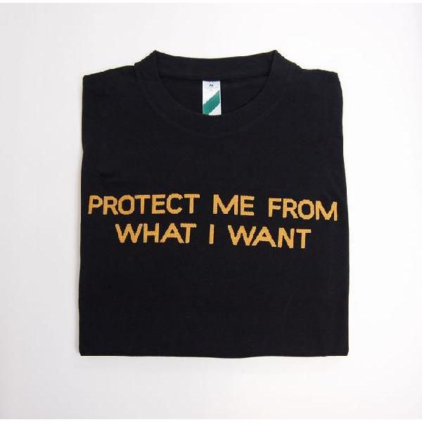Vintage】Jenny Holzer Tシャツ PROTECT ME FROM WHAT I WANT ジェニー