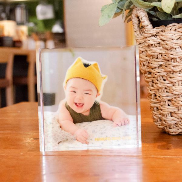 【うちの子グッズ】写真からつくる　こどもアクリルフォトブロック