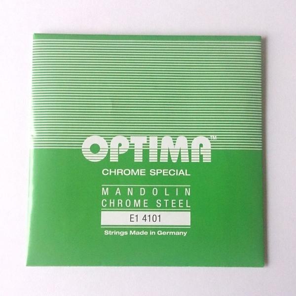 ＯＰＴＩＭＡ　グリーン　マンドリン用テンション：ライト（六角芯線）1弦：プレーン2本入り。
