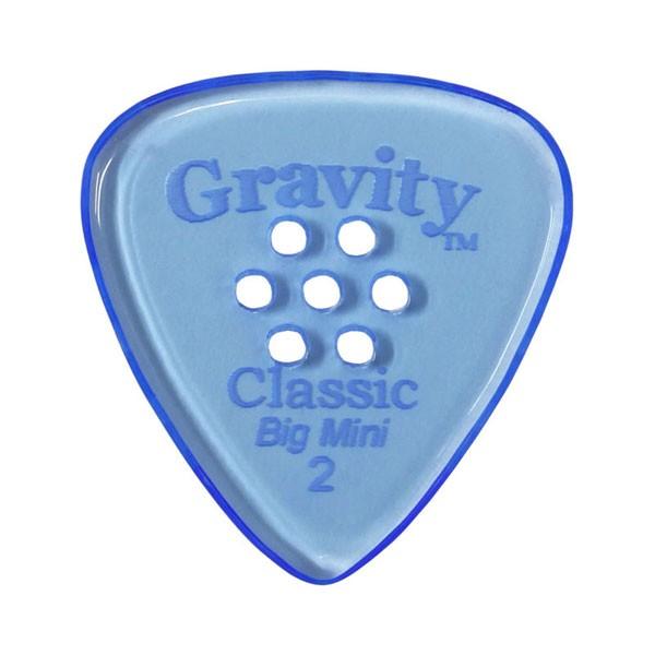 GRAVITY GUITAR PICKS sbN NVbNErbO~j }`z[ m2.0 mm with Multi-Hole, Bluen 