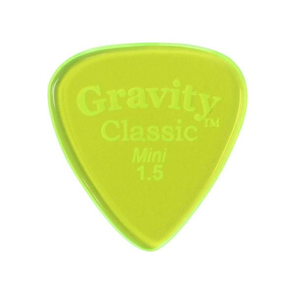 GRAVITY GUITAR PICKS sbN NVbNE~j  m1.5mm, Fluorescent Greenn 