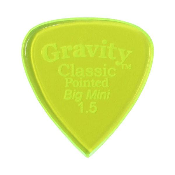 GRAVITY GUITAR PICKS sbN NVbNE|CebhErbO~j m1.5mm, Fluorescent Greenn 
