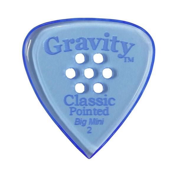 GRAVITY GUITAR PICKS sbN NVbNE|CebhErbO~j }`z[ m2.0 mm with Multi-Hole, Bluen 