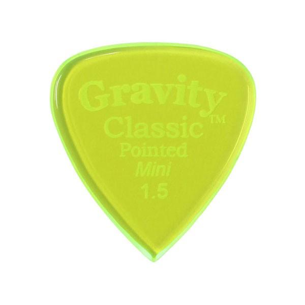 GRAVITY GUITAR PICKS sbN NVbNE|CebhE~j  m1.5mm, Fluorescent Greenn 