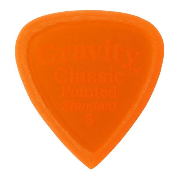 GRAVITY GUITAR PICKS sbN NVbNE|CebhEX^_[h@}X^[tBjbV m3.0mm, Orange, Master Finish(Unpolished)n 