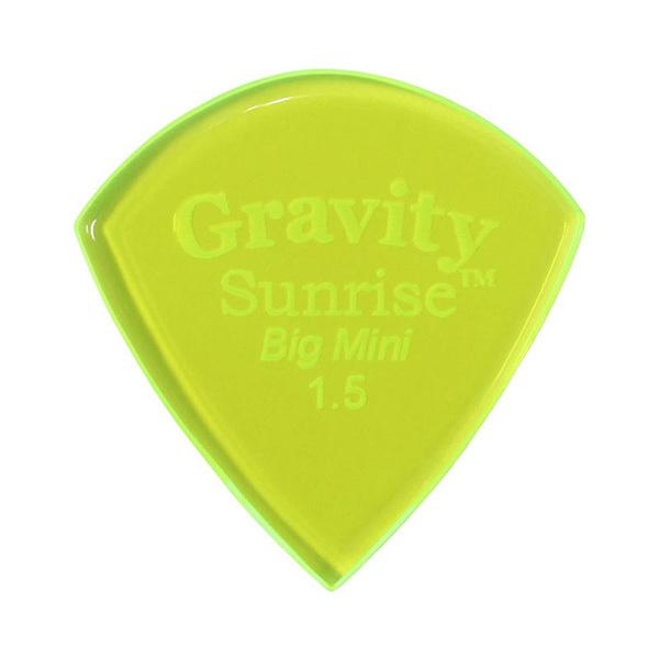 GRAVITY GUITAR PICKS sbN@TCY@rbO~j@m1.5mm, Fluorescent Greenn@