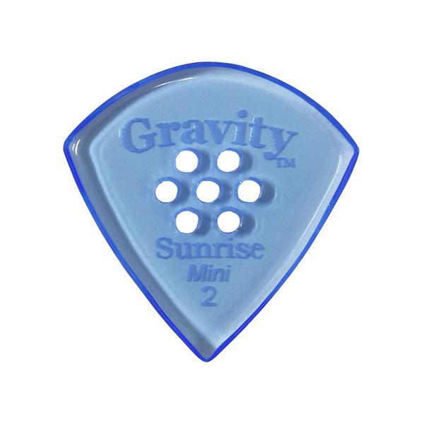 GRAVITY GUITAR PICKS sbN@TCY@~j@}`z[@m2.0 mm with Multi-Hole, Bluen@