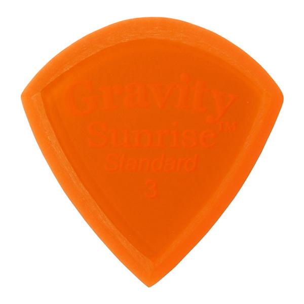 GRAVITY GUITAR PICKS sbN@TCY@X^_[h@}X^[tBjbV@m3.0mm, Orange, Master Finish(Unpolished)n@