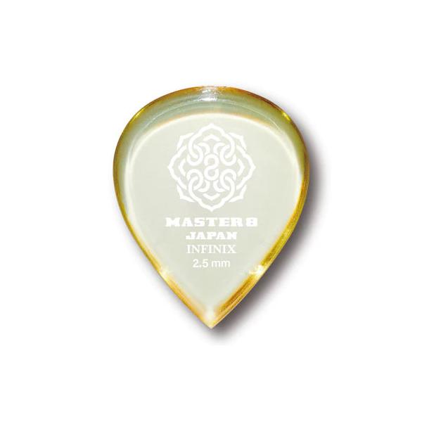 他サイト： MASTER 8　ピック INFINIX MEGA SLICE TEARDROP 2.5mm ティアドロップ IFM-TD250　高級の商品画像
