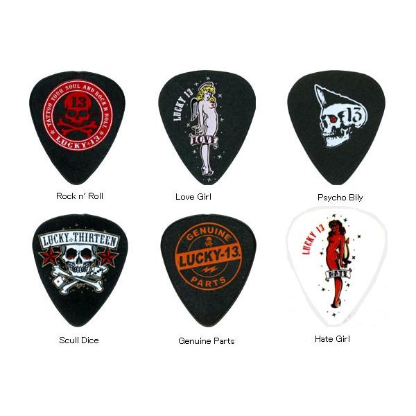 Jim Dunlop Dunlop ギターピック Lucky 13 Picks -II : ピック