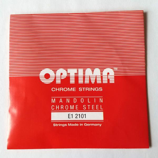 レッド　マンドリン用テンション：ノーマル1弦：プレーン2本入っています