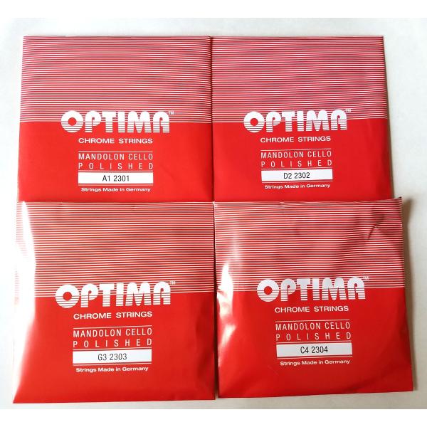 レッド　マンドチェロ用テンション：ノーマル巻弦ラウンドワウンド